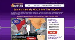 Desktop Screenshot of 24hourthermogenics.com