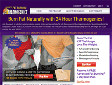 Tablet Screenshot of 24hourthermogenics.com